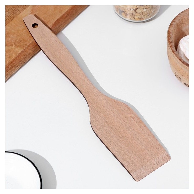 Лопатка кухонная деревянная буковая