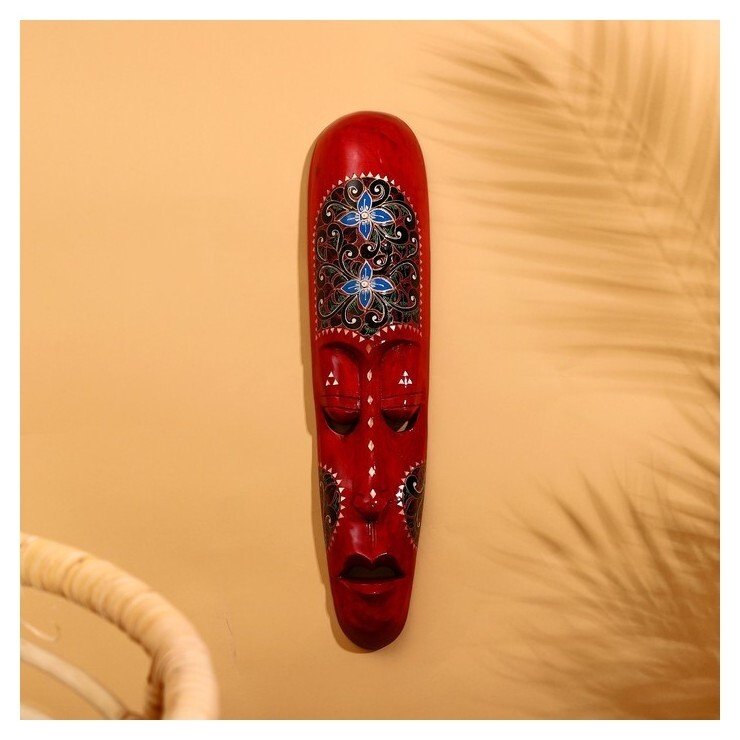 Маска "Ломбок стайл" дерево 50х12х6 см  