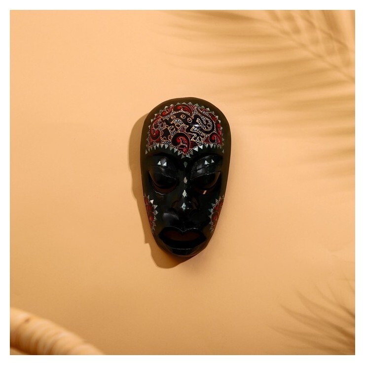 Маска "Ломбок стайл" дерево 20х12х5 см  