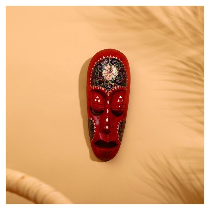 Маска "Ломбок стайл" дерево 25х10х4 см  