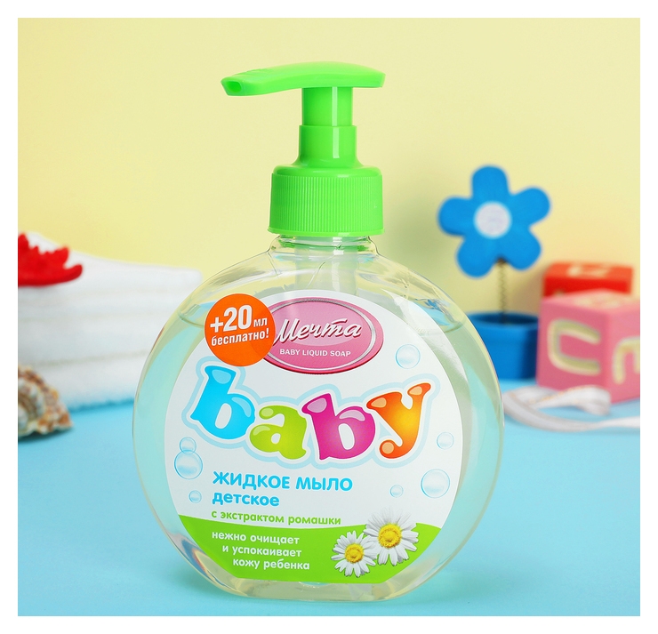 Жидкое мыло детское с экстрактом ромашки Baby