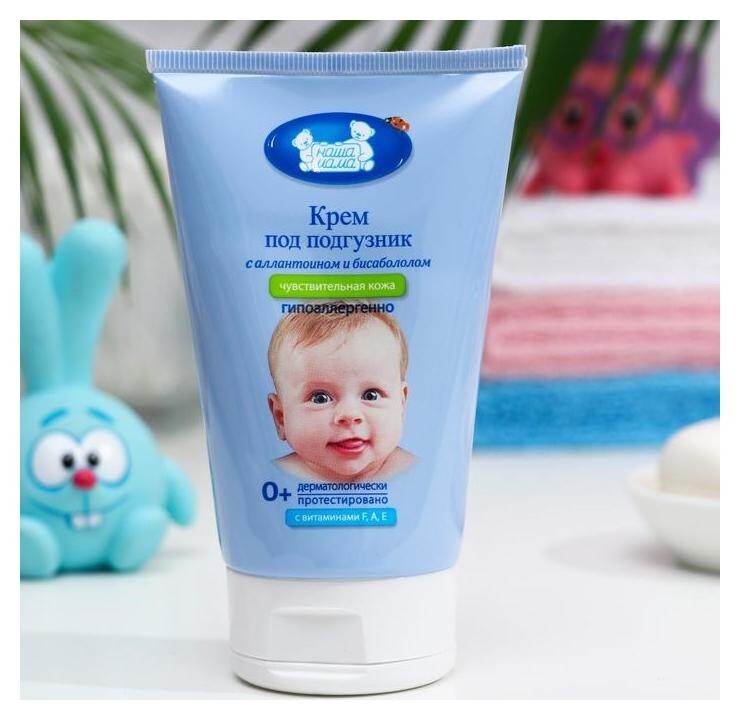 Крем для тела детский под подгузник Наша мама