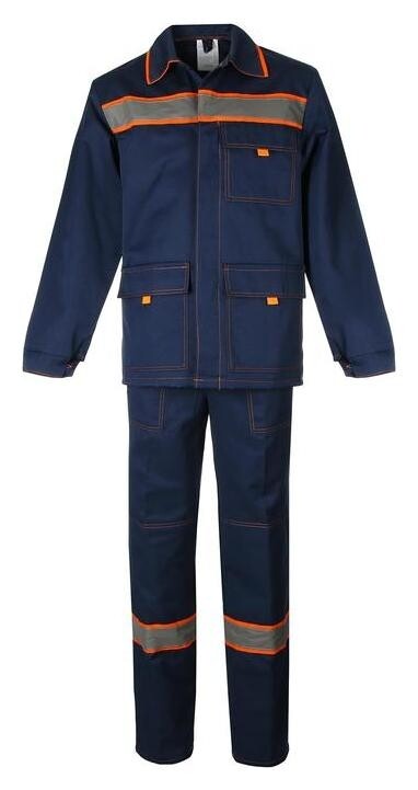 Костюм рабочий для защиты от ОПЗ и МВ, куртка+брюки, хлопок/полиэфир, размер 48-50/182-188  