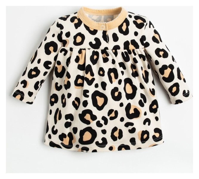 Боди-платье крошка Я «Леопард», рост 74-80 см  Крошка Я