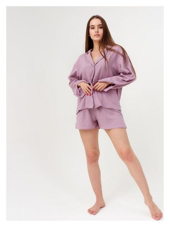 Пижама (Шорты, жакет) Kaftan, сиреневый, р.48-50  Kaftan