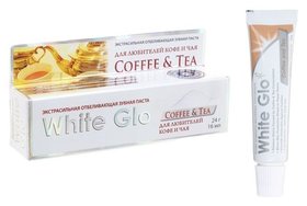 Отбеливающая зубная паста White Glo, для любителей кофе и чая, 24 г White Glo