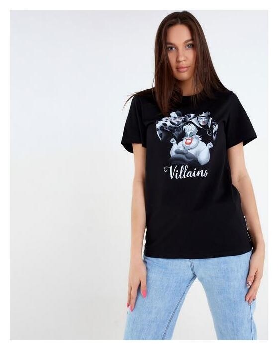 Футболка "Villains" злодейки, черный 