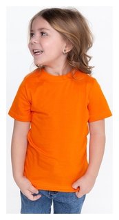 Футболка детская, цвет оранжевый, рост 128 см Ata sport