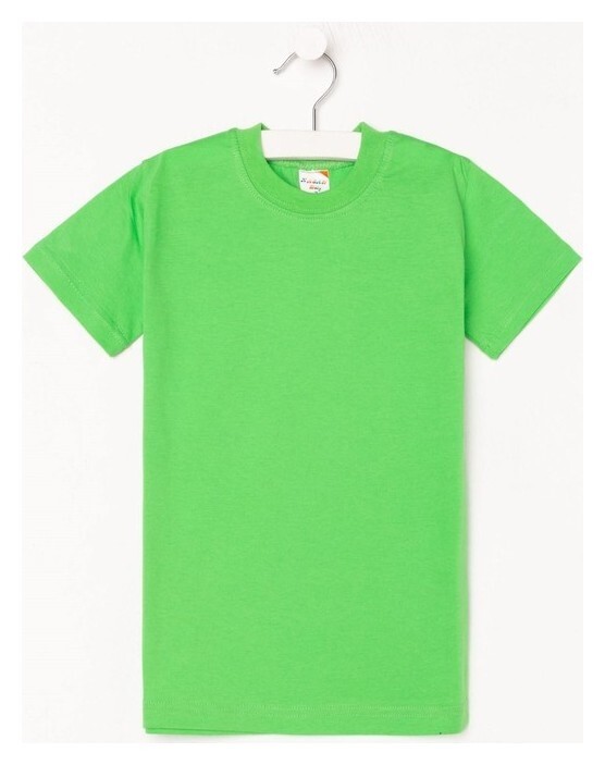 Футболка детская, цвет зелёный, рост 92 см Ata sport