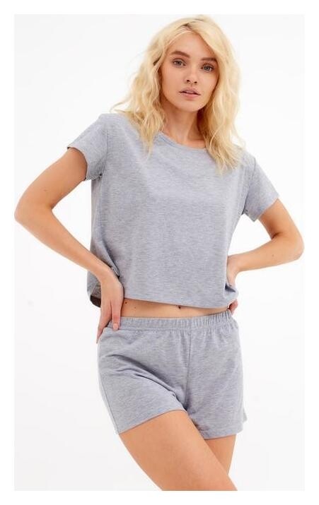 Пижама женская (Футболка и шорты) Kaftan "Basic" р. 40-42 Kaftan