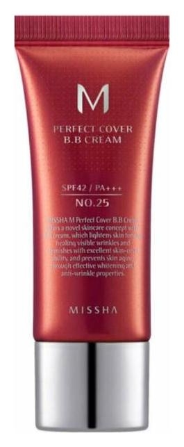 Тональный крем Missha M Perfect Cover BB Cream Spf42/pa+++ (No.25/warm Beige)