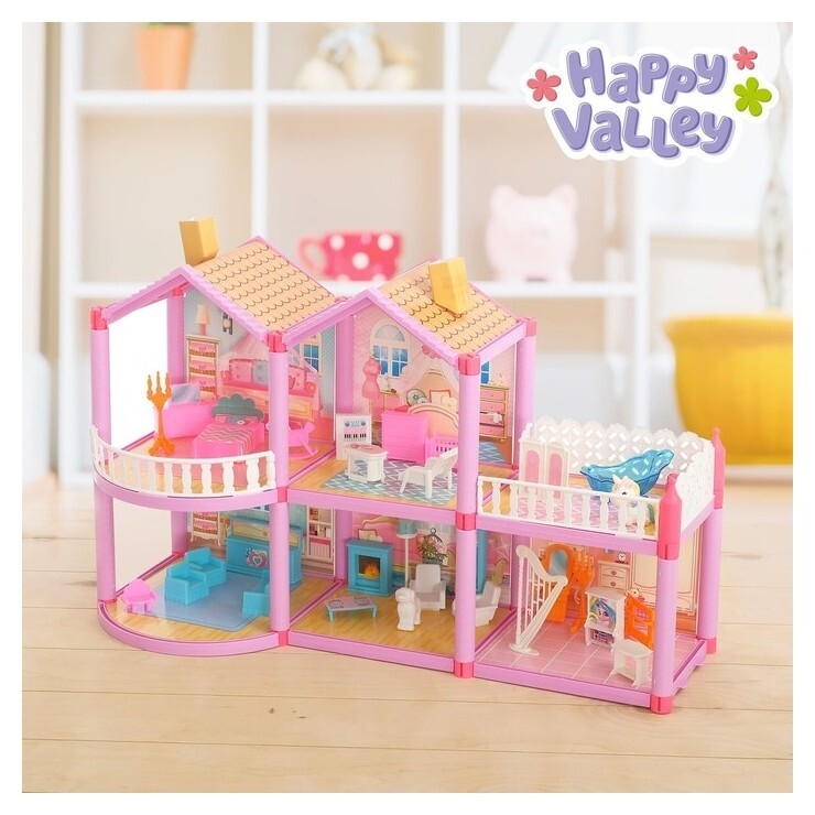 Дом для кукол «Кукольный домик» с аксессуарами  