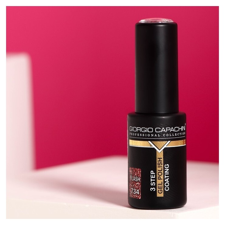 Гель-лак для ногтей "Giorgio Capachini", светоотражающий, тон 734, 8 мл  Giorgio Capachini