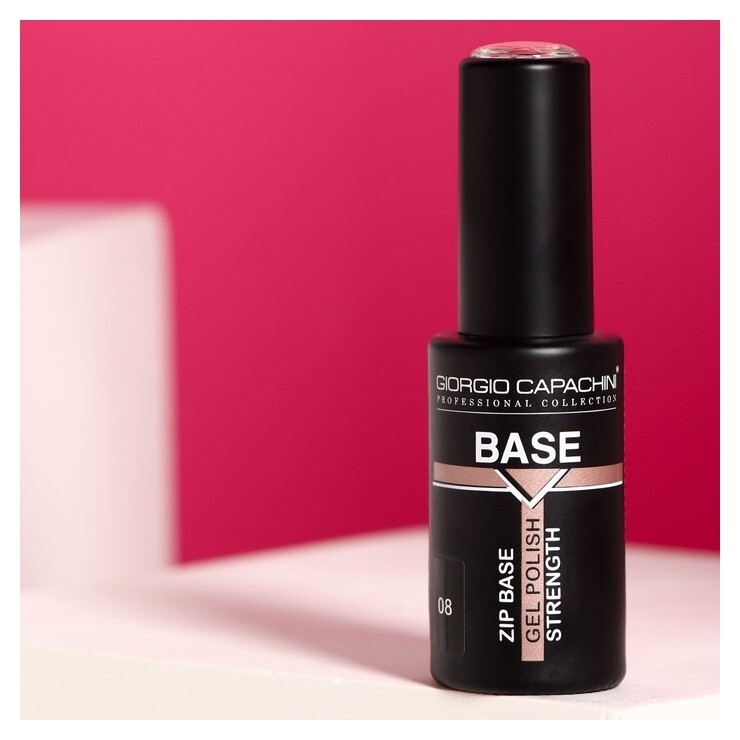 Базовое покрытие для гель-лака "Giorgio Capachini", с повышенной стойкостью, тон 08, 12 мл  Giorgio Capachini