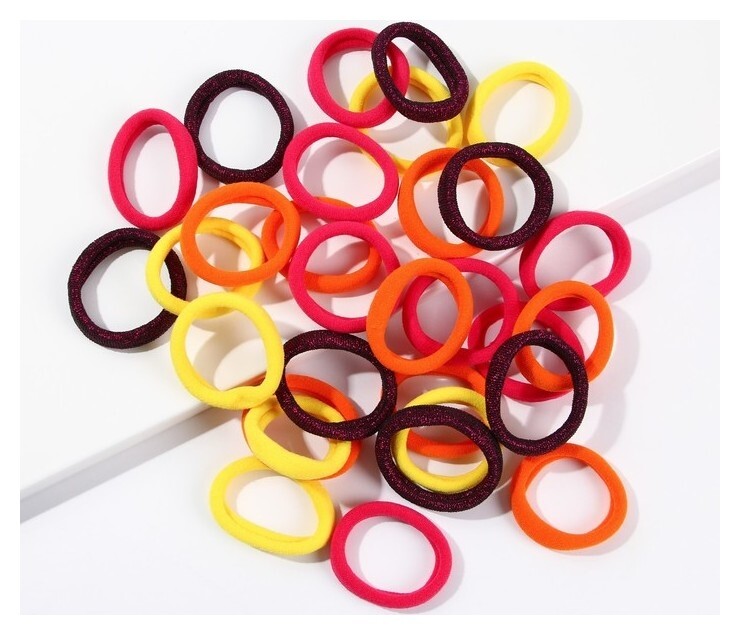 Резинки для волос «Радужные», 30 шт  Art Beauty