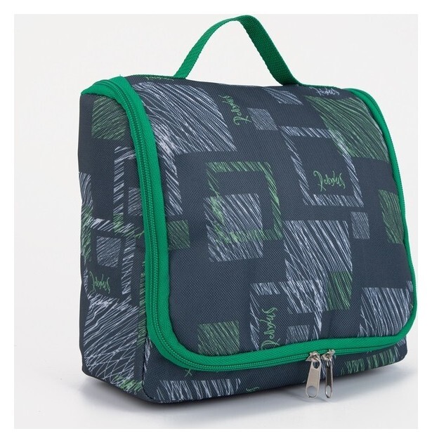 Косметичка-несессер на молнии, с подкладом, цвет синий  Бако Текстиль