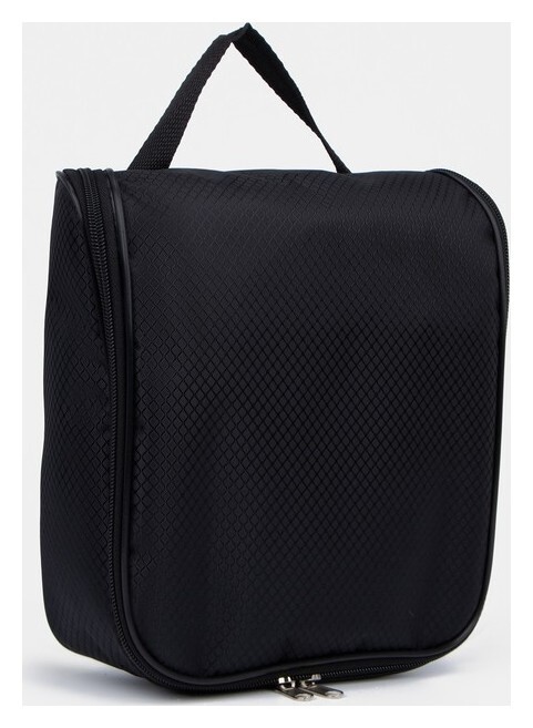 Косметичка-несессер на молнии, с подкладом, цвет чёрный  Бако Текстиль