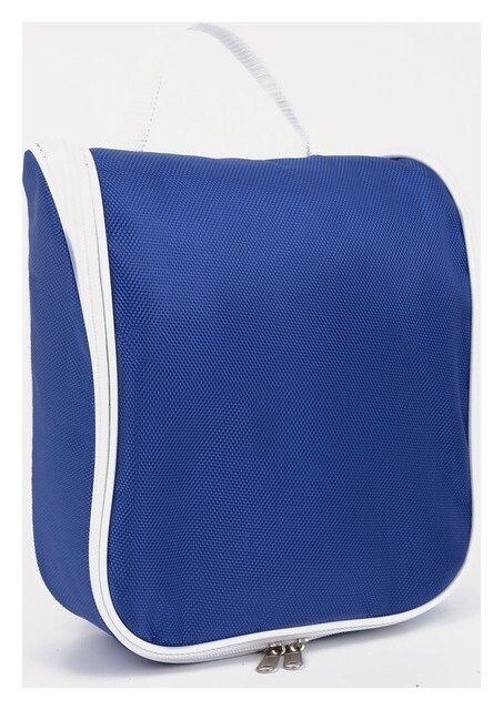 Косметичка-несессер на молнии, с подкладом, цвет синий  Бако Текстиль