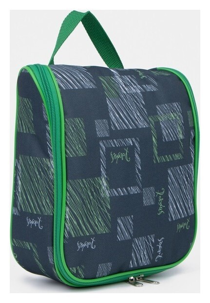 Косметичка-несессер на молнии, с подкладом, цвет синий  Бако Текстиль