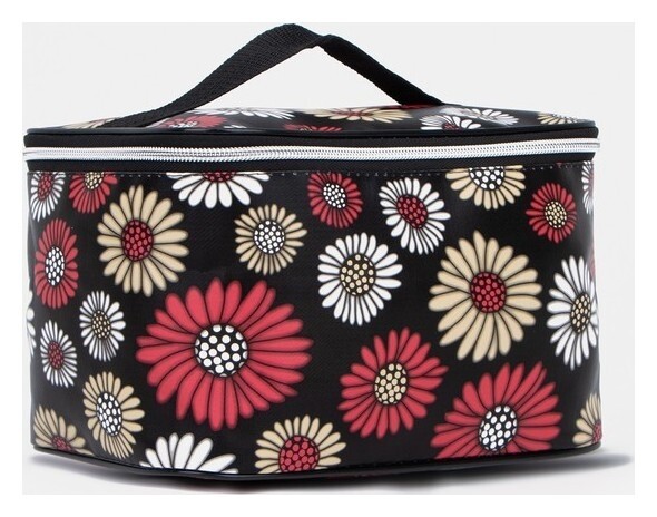 Косметичка на молнии, цвет чёрный Бако Текстиль