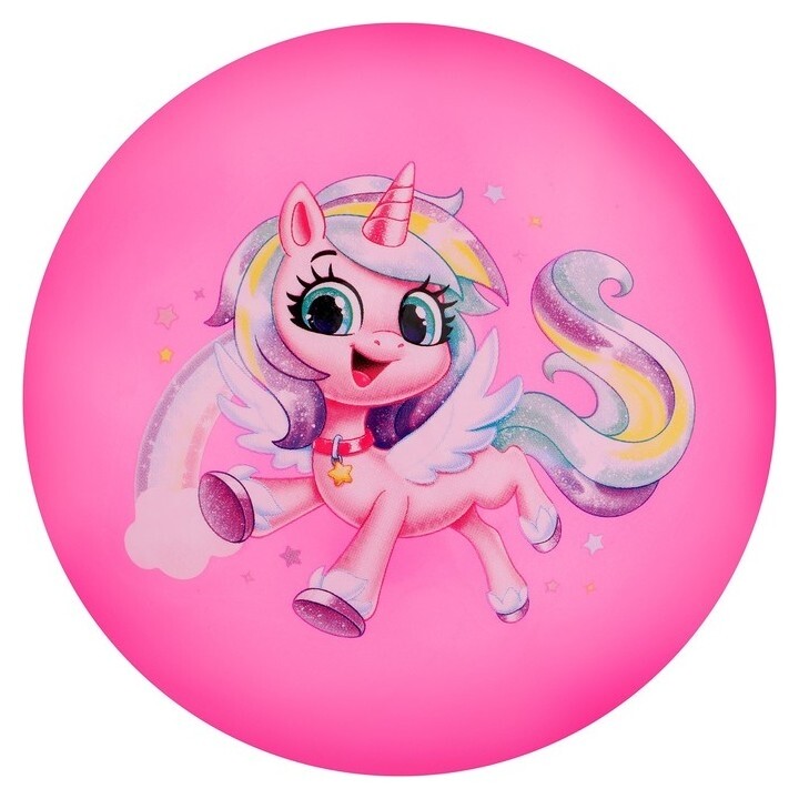 Мяч детский «Единорожка» 22 см, 60 г Zabiaka