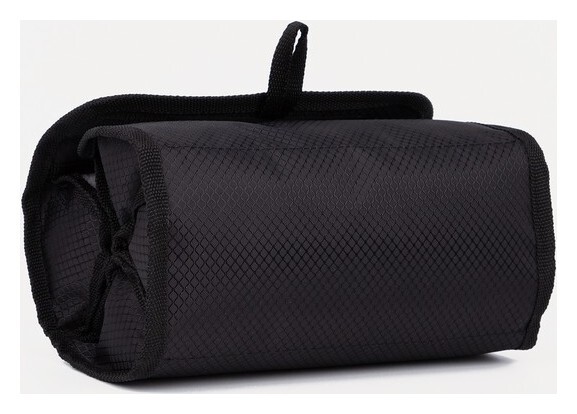 Косметичка на молнии, 4 отдела, цвет чёрный  Бако Текстиль