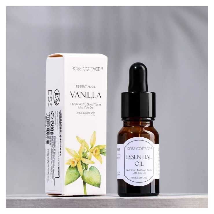 Ароматическое масло с удобным дозатором "Rose Cottage Aroma", 10 мл, ваниль  