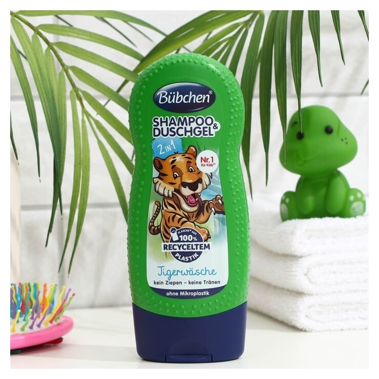 Детский шампунь и гель для душа Bubchen, "Тигр"  Bubchen