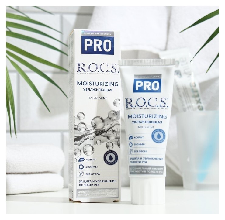 Зубная паста R.o.c.s., Moisturizing, увлажняющая, 74 г  R.O.C.S.