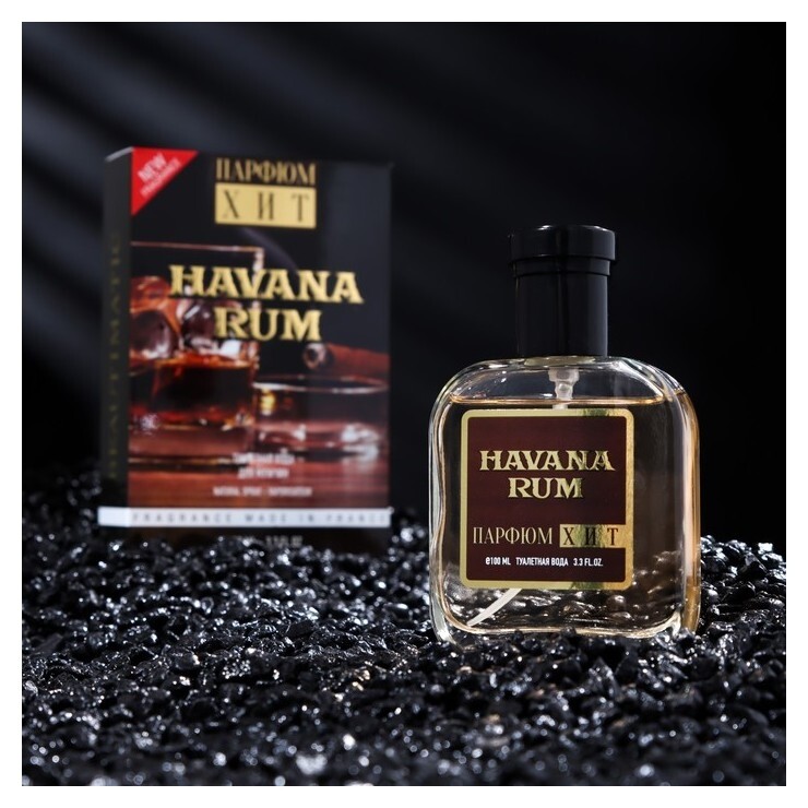 Туалетная вода мужская Havana Rum, 100 мл  Кпк-канцтовары