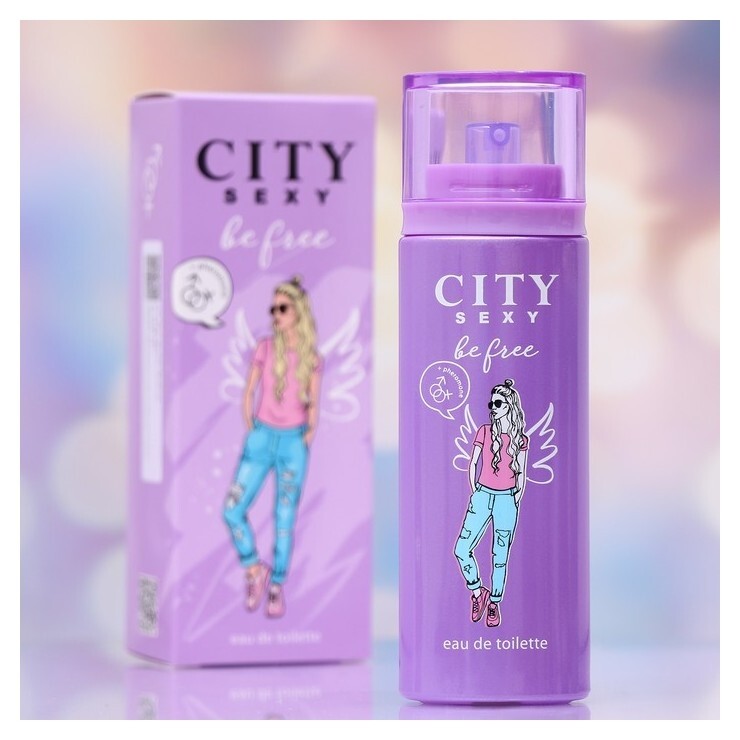 Туалетная вода женская City Sexy Be Free, 60 мл  City Parfum