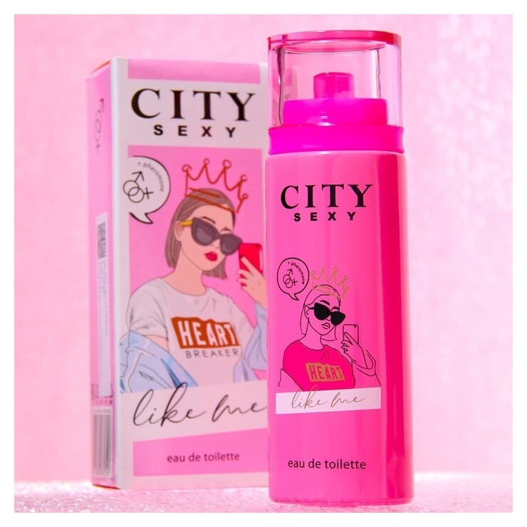 Туалетная вода женская City Sexy Like Me, 60 мл  City Parfum