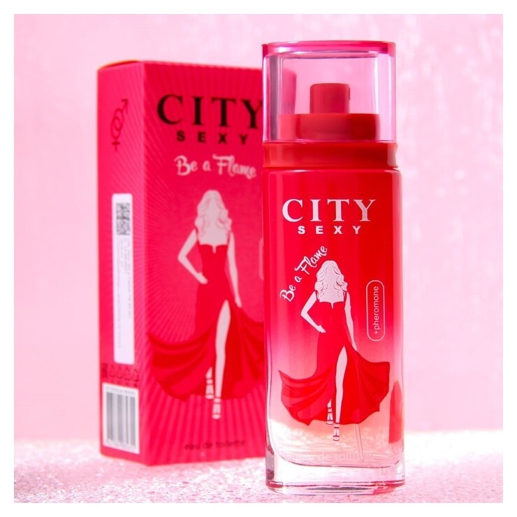 Туалетная вода женская City Sexy Be A Flame, 60 мл  City Parfum