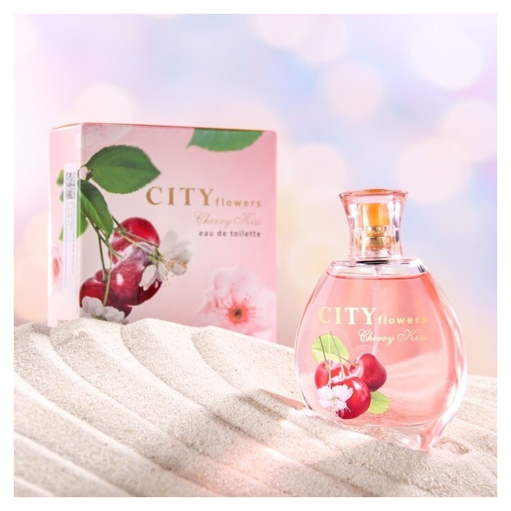 Туалетная вода женская "City Parfum","city Flowers Cherry Kiss", 50 мл City Parfum