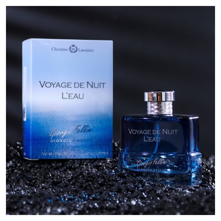 

Туалетная вода мужская "Christine Lavoisier Parfums","giorgio Fellini Voyage De Nuit L`eau", 100 мл