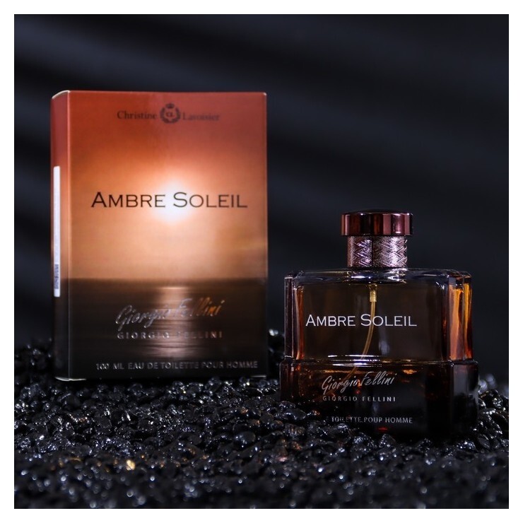 Туалетная вода мужская "Christine Lavoisier Parfums","giorgio Fellini Ambre Soleil", 100 мл  Christine Lavoisier