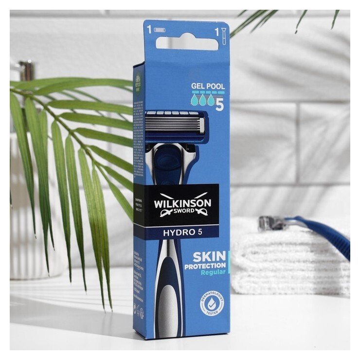 Станок для бритья Wilkinson Sword Hydro5 Skin Protection Regular + 1 кассета, 5 лезвий  Wilkinson Sword