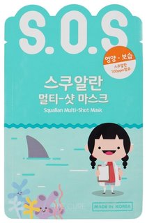 Маска экспресс для лица с акульим жиром Korea