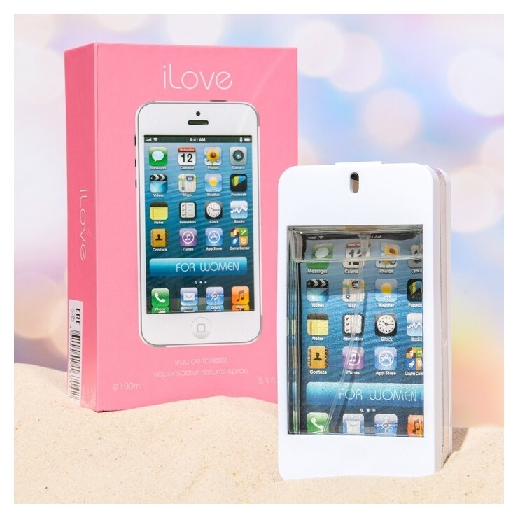 Парфюмерная вода женская I Love FOR Women Pink, 100 мл  Кпк-канцтовары