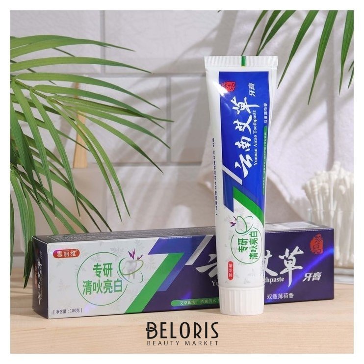 Зубная паста китйская традиционная мята для курильщиков защита дёсен и отбеливание, 180 г NNB
