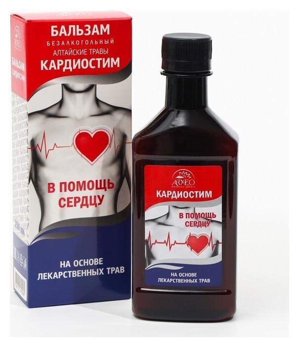 Бальзам алтайские травы кардиостим, 250 мл  Алтайские травы (Aveo)