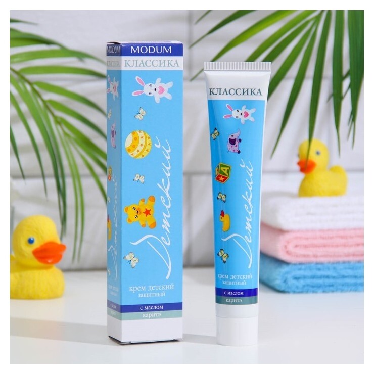 Крем "Детский"защитный с маслом каритэ серии"классика", 75 мл  Modum