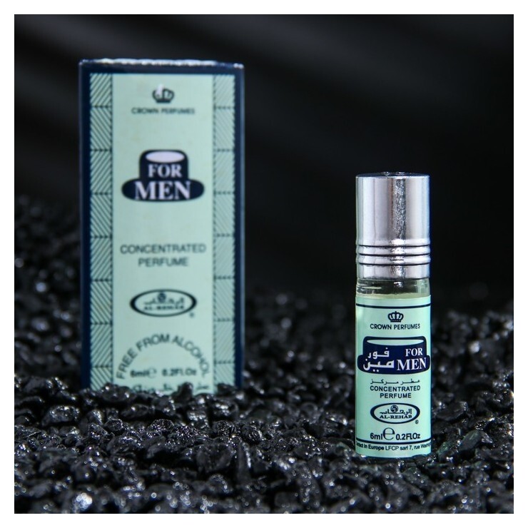 Масляные духи ролик мужские For Men, 6 мл  Al Rehab