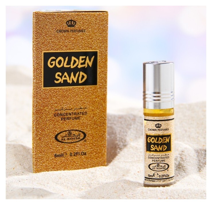 Масляные духи ролик женские Golden Sand, 6 мл  Al Rehab