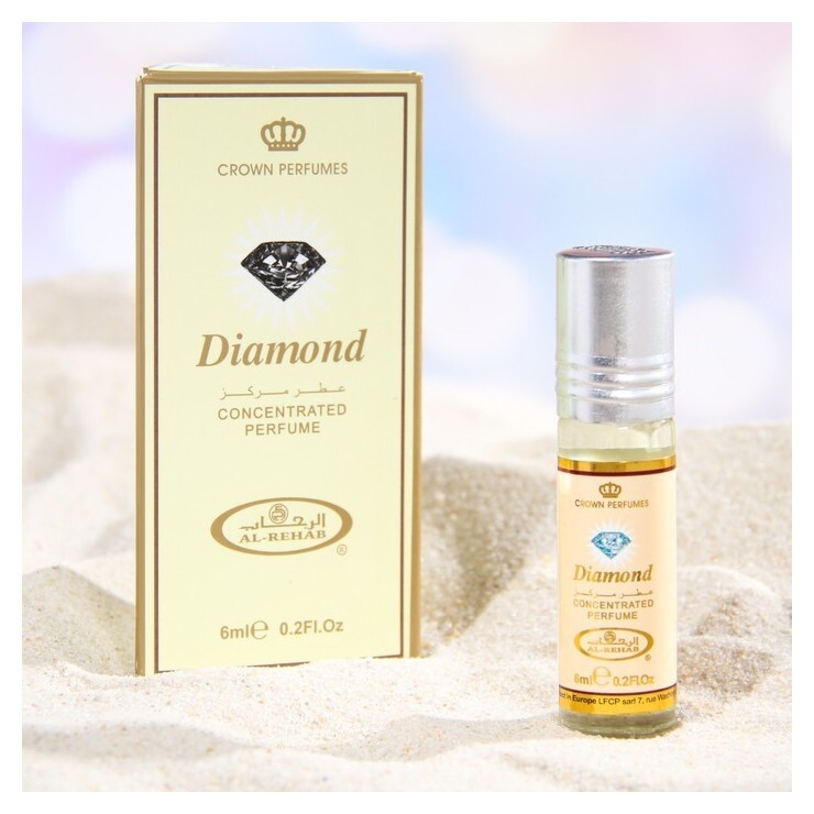 Масляные духи ролик унисекс Diamond, 6 мл  Al Rehab