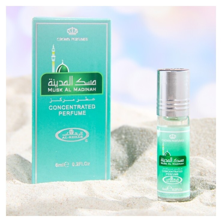 Масляные духи ролик женские Musk Al Madinah, 6 мл  Al Rehab