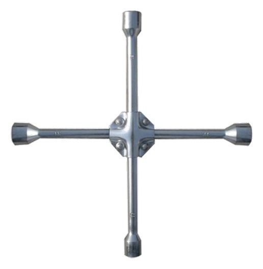 Ключ-крест баллонный, 17 х 19 х 21 х 22 мм, усиленный, толщина 16 мм Professional