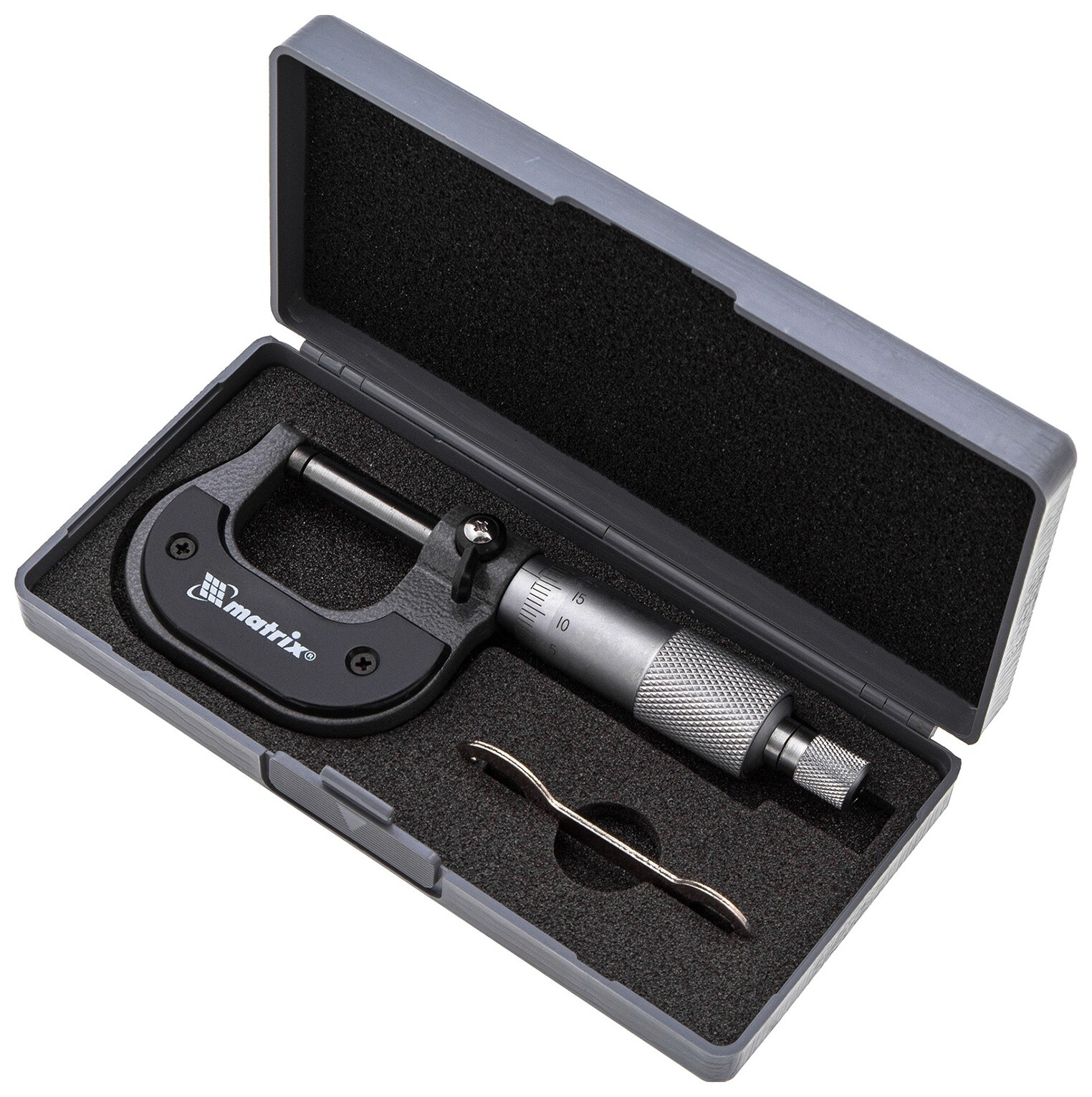 Микрометр механический, 0-25 мм Matrix (Матрикс)