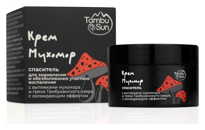 Крем-спаситель для лица и тела охлаждающий Мухомор  Tambu Sun