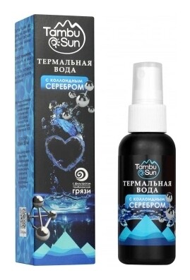 Вода термальная с коллоидным серебром Tambu Sun